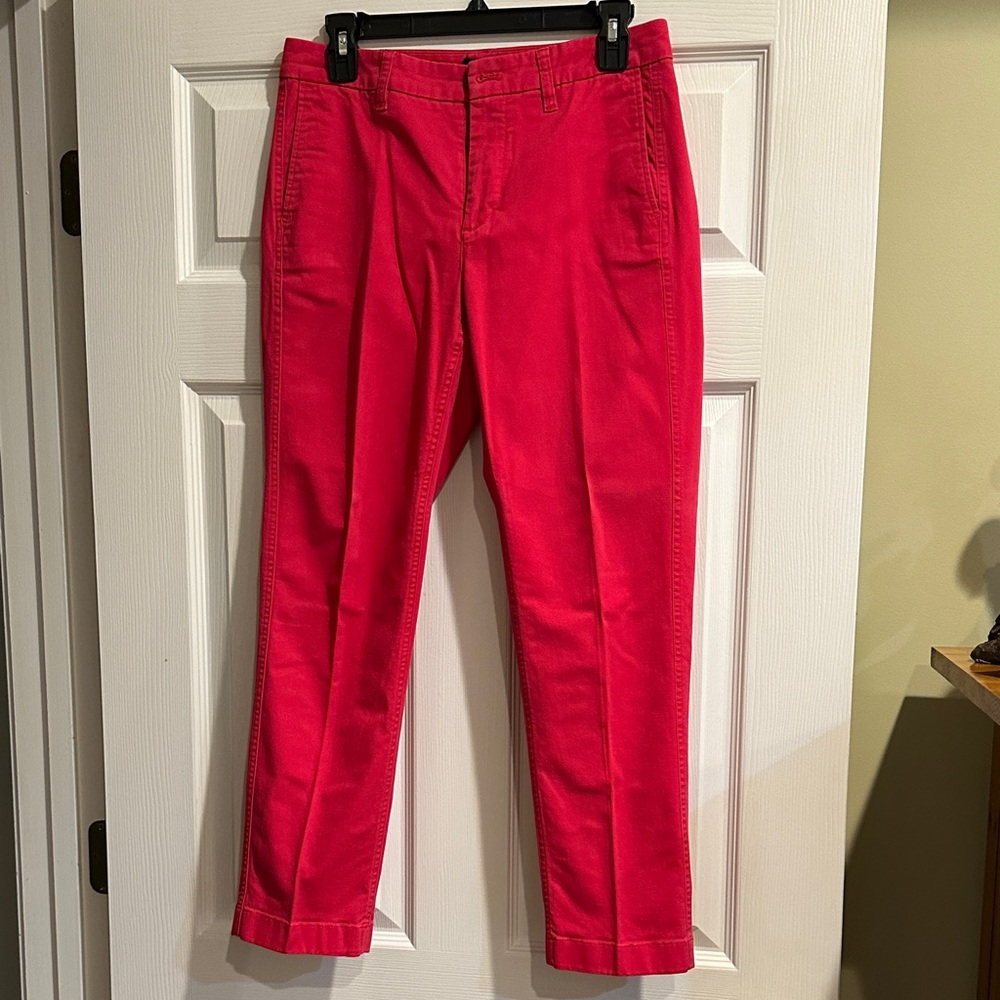 Vibrant Red Pants